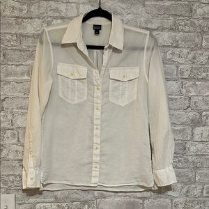 Patagonia White Sheer Blouse
